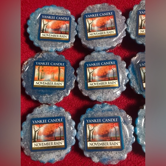 9- Blue November Rain Wax Tarts Yankee Candle RARE HTF - Picture 4 of 6